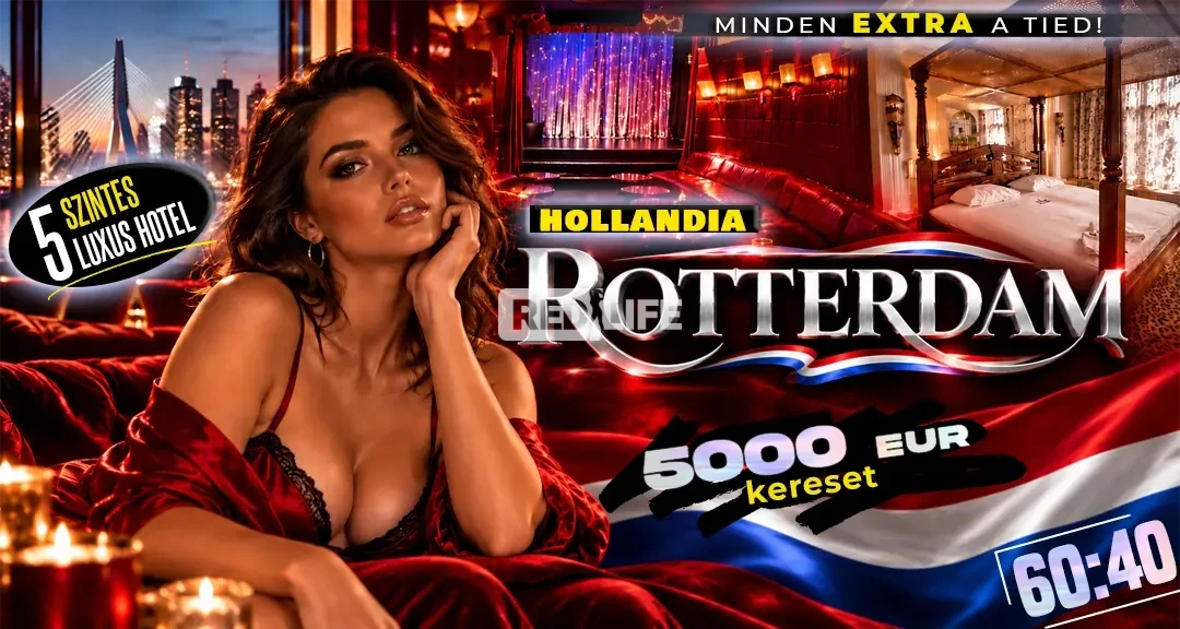 Rotterdam elit erotikus szalonja téged