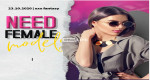 Need female models for erotic